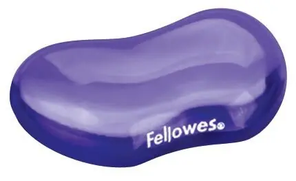 Fellowes CRYSTAL Gelová Podložka pod zápěstí fialová