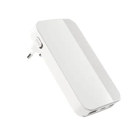 Epico UltraBoost Flat EA65B GaN bílá / 65W / síťový adaptér / 2x USB-C / 1x USB-A