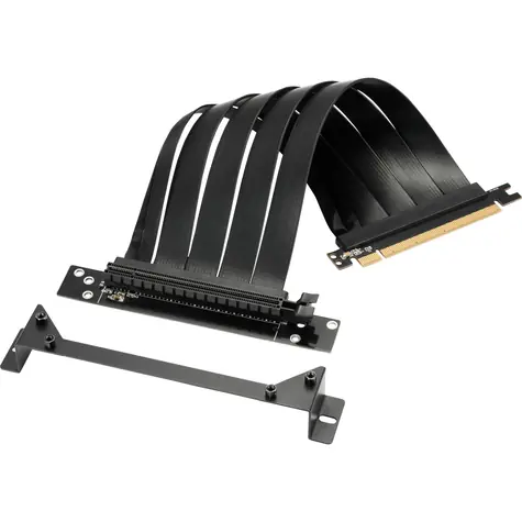Sharkoon Vertical  Kit 4.0 černá / PCIe 4-slot Riser / PCIe 4.0 x16 / kabel 250mm