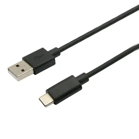C-TECH USB-C kabel 1 m černá / USB 2.0 A (M) - USB-C (M)