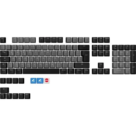 Sharkoon SKILLER SAC20 S4 černá / keycap / 115 kláves / DE