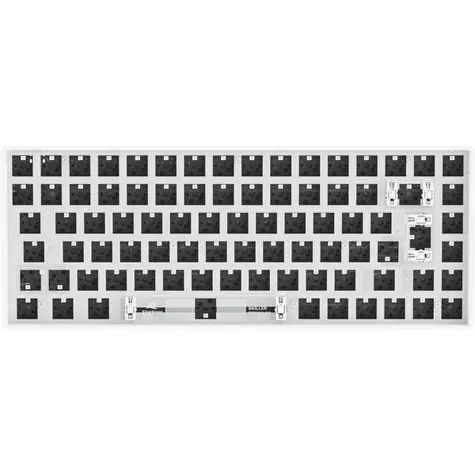 Sharkoon SKILLER SGK50 S3 Barebone bílá / Tělo klávesnice / formát 75% / ISO Layout