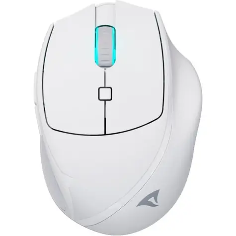 Sharkoon OfficePal M25W bílá / bezdrátová myš / 4000 dpi / USB / optická / 6 tlačítek