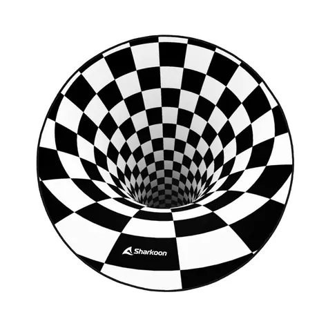 Sharkoon SKILLER SFM12 3D Vortex černo-bílá / podložka pod židli / 120cm 