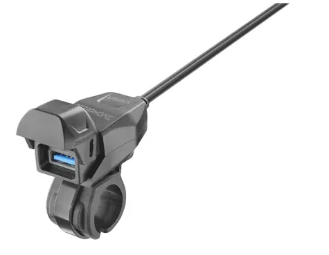 Interphone Nabíječka na řídítka motocyklu - USB-A