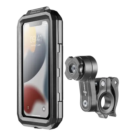 Interphone Univerzální voděodolné pouzdro na mobilní telefony Armor Pro úchyt na řídítka QUIKLOX max. 6.5