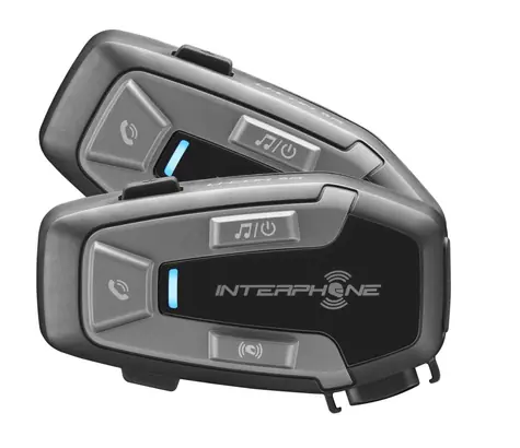 Interphone Bluetooth headset pro uzavřené a otevřené přilby U-COM6R Twin Pack