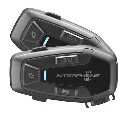 Interphone Bluetooth headset pro uzavřené a otevřené přilby U-COM7R Twin Pack