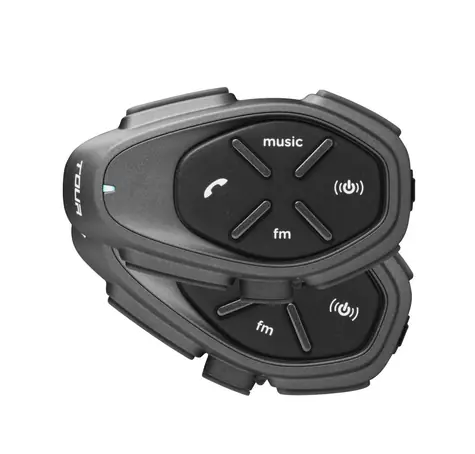 Interphone Bluetooth handsfree pro uzavřené a otevřené přilby CellularLine TOUR HD Twin Pack