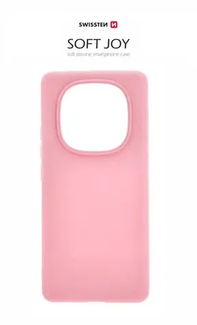 SWISSTEN SOFT JOY pouzdro pro XIAOMI REDMI NOTE 14 PRO 5G růžová