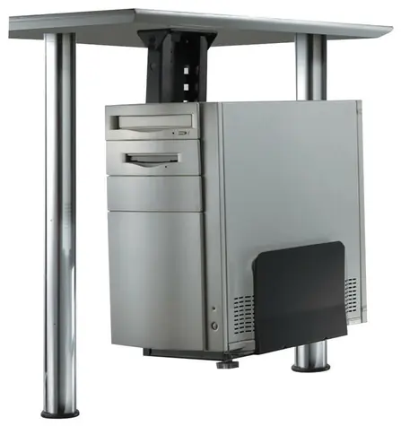 Neomounts CPU-D200BLACK černá / držák PC pod stůl / výška pc 39-54 cm / šířka pc 13-23 cm / nosnost 30 kg