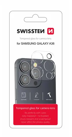 SWISSTEN ochranné sklo na čočku fotoaparátu pro SAMSUNG GALAXY A36 5G