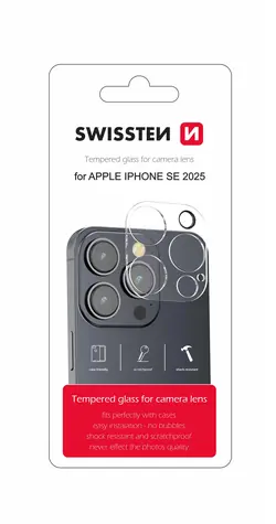SWISSTEN ochranné sklo na čočku fotoaparátu pro APPLE IPHONE 16e
