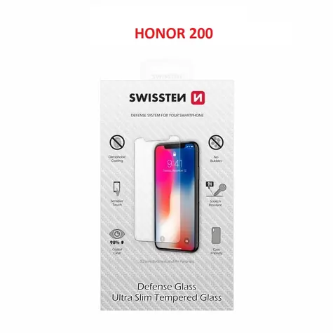 SWISSTEN Ochranné temperované sklo pro HONOR 200 