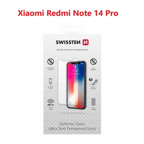 SWISSTEN Ochranné temperované sklo pro XIAOMI REDMI NOTE 14 PRO 5G 