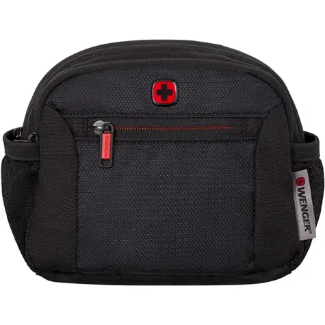 WENGER Pasový batoh černá / 19 x 16 x 7 / polyester