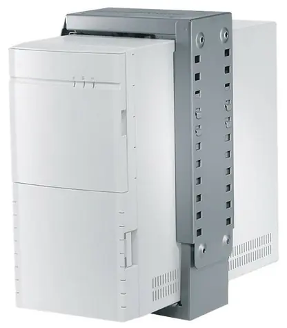Neomounts CPU-D100SILVER / držák PC pod stůl / výška pc 30-53 cm / šířka pc 8-22 cm / nosnost 30 kg