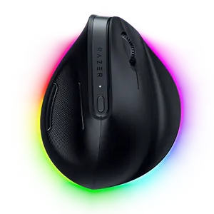Razer Pro Click V2 vertical cerná / Herní bezdrátová myš / optická / 30000DPI / 2.4GHz / BT / 6 tlacítek
