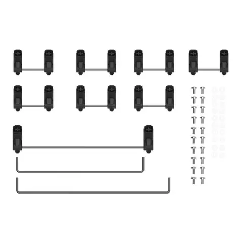 GMK QMX Stabilizátory černá / mechanické / MX-style / pro 100% Full Size klávesnice