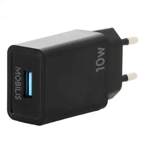 Mobilis Wall Charger 10.5W černá / nabíječka / 1x USB-A 