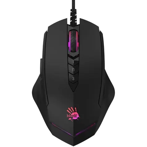 A4tech BLOODY V8M Max černá / herní myš / 12000DPI / RGB / USB-A / 8 tlačítek / kabel 1.8m