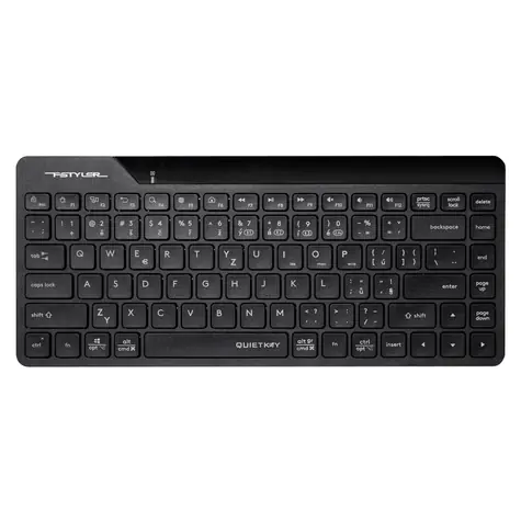 A4tech FStyler FBK22 AS černá / Bezdrátová klávesnice / CZ layout / Bluetooth / 2.4GHz USB-A Nano přijímač 