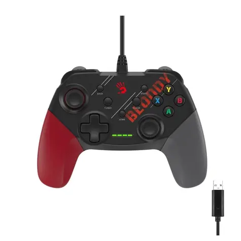 A4tech Bloody GP30 černá / Gamepad / PS3 / PC / Android / Switch / USB-A