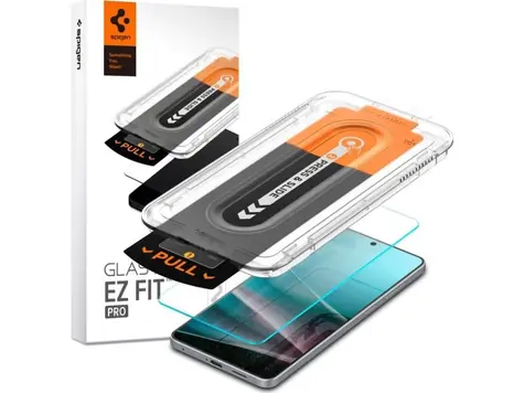 Spigen Glass tR EZ Fit HD tvrzené sklo pro Samsung Galaxy S25 Edge 1ks transparentní 