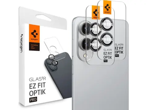 Spigen Glass tR EZ Fit Optik Pro HD tvrzené sklo pro Samsung Galaxy S25 Edge 2ks černá