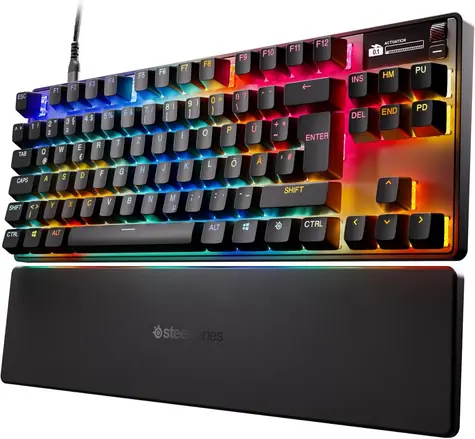 SteelSeries Apex Pro TKL Gen 3 černá / Herní klávesnice / Drátová / DE layout / RGB