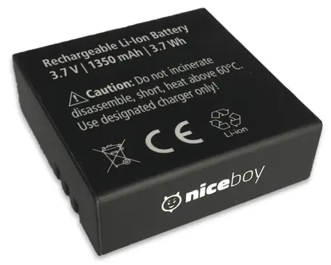 Niceboy Náhradní baterie pro VEGA X PRO / 1350mAh 