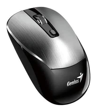 Genius NX-7125 stříbrná / Optická bezdrátová myš / 1200 dpi / Copilot / 4 tlačítka