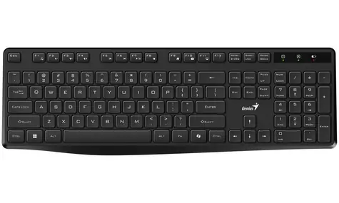Genius KB-7200 černá / Bezdrátová klávesnice / USB 2.4 GHz / Copilot / CZ+SK layout