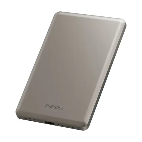 Energea AluPac Air powerbanka béžová / 5000mAh / MagSafe / 1x USB-C 