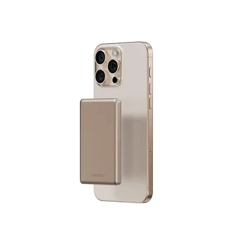 Energea AluPac Mini powerbanka zlatá / 5000mAh / MagSafe / 1x USB-C