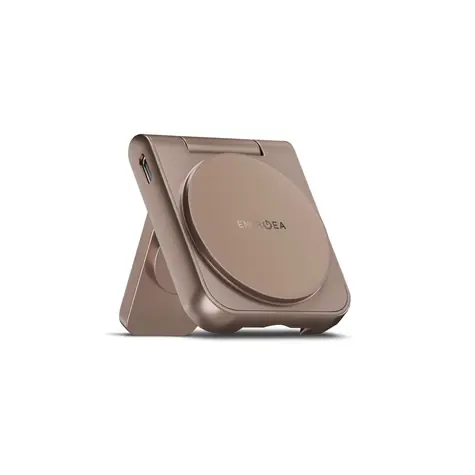 Energea MagDuo skládací bezdrátová nabíječka zlatá / Qi2 / 17.5W / pro iPhone & Apple Watch