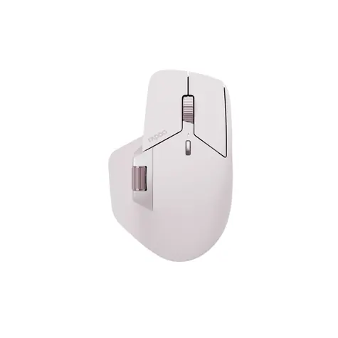Rapoo MT760M Multi-mode růžová / bezdrátová laserová myš / 4000 DPI / 10 tlačítek / 2.4GHz