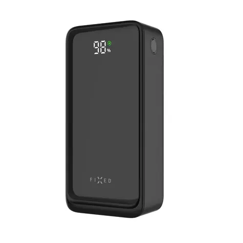 FIXED Powerbanka Zen2 20 s LCD displejem a výstupem PD 20W černá / 30 000 mAh
