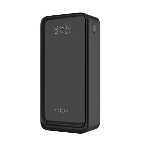 FIXED Powerbanka Zen2 30 Plus s LCD displejem a výstupem PD 65W černá / 30 000 mAh