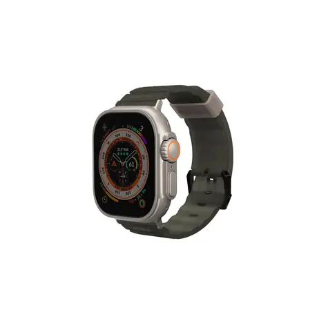 SKINARMA SHOKKU řemínek pro Apple Watch Ultra 49 mm & Apple Watch 45/44/42 mm zelená