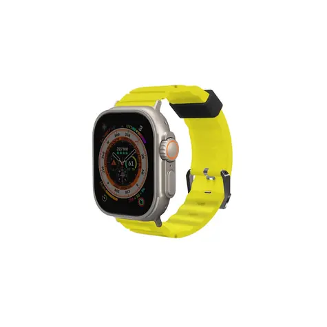 SKINARMA SHOKKU řemínek pro Apple Watch Ultra 49 mm & Apple Watch 45/44/42 mm žlutá