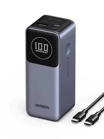 UGREEN 35526B Powerbanka s rychlým nabíjením / 12000mAh / 100W / 1x USB-A / 1x USB-C