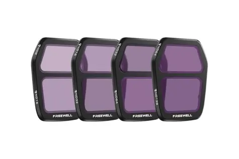 Freewell FW-A3S-SPLITND Sada 4ks filtrů Split ND pro DJI Air 3S / ND8/ND16 / ND16/ND32 / ND32/ND64 / ND64/ND128