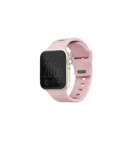 UNIQ Stride FKM řemínek pro Apple Watch 42 & 41 & 40 mm - PALE PINK (růžová)