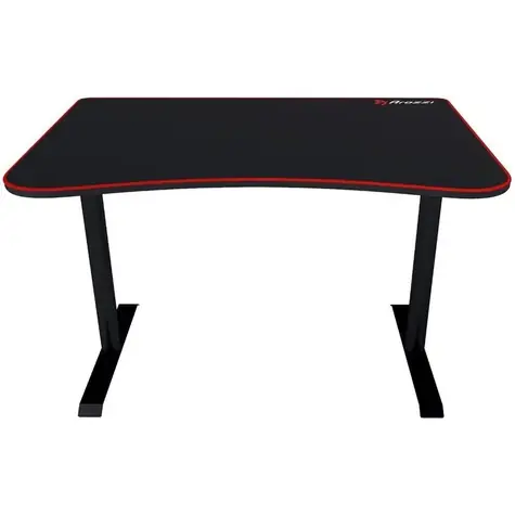 AROZZI ARENA FRATELLO / Hení stůl / černý s červeným okrajem / D:114cm / Š:78cm / V:72,5cm