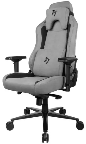 AROZZI VERNAZZA Supersoft Fabric Anthracite / Herné židle / tmavě šedá / látkové čalounění / nosnost 145kg