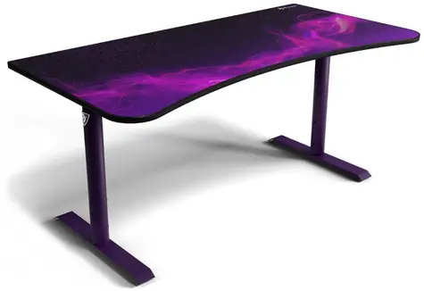 AROZZI ARENA Gaming Desk Deep Purple Galaxy / Herní stůl / D:160cm / Š:82cm / V:71cm