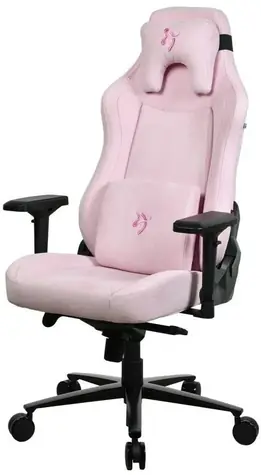 AROZZI VERNAZZA Supersoft Fabric Pink / Herní židle / látkové čalounění / růžová / nosnost 145kg