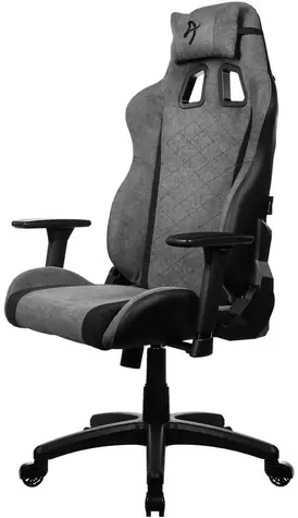 AROZZI AVANTI Soft Fabric Ash / Herní židle / látkové čalounění / šedá / nosnost 120kg