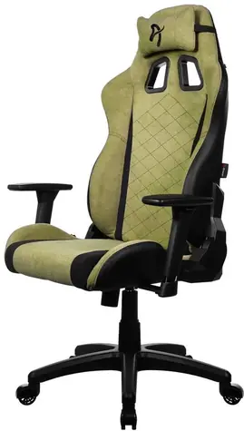 AROZZI AVANTI Soft Fabric Moss Green / Herní židle / látkové čalounění / mechově zelená / nosnost 120kg